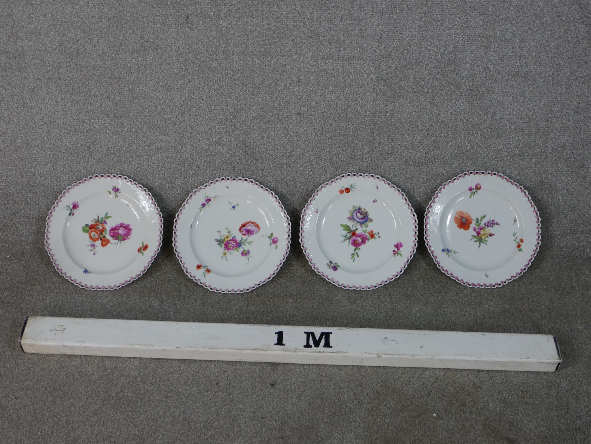 A set of four late 19th/early 20th century Königliche Porzellan Manufaktur (KPM) German porcelain - Image 2 of 10