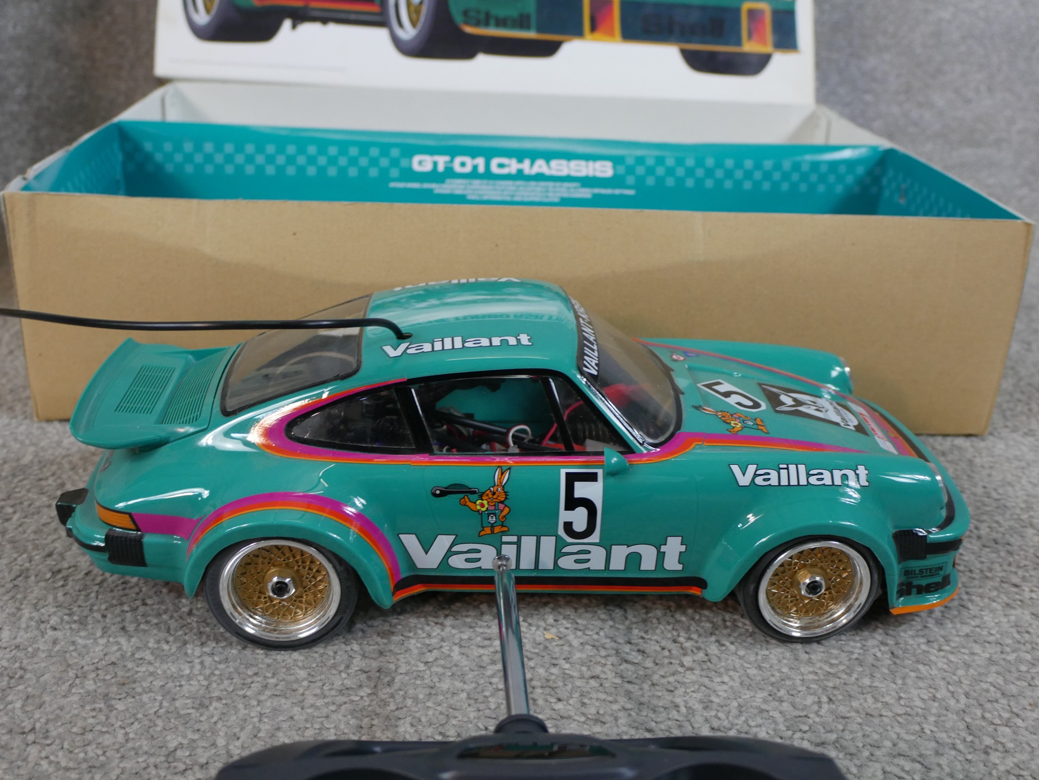 Two boxed scale model cars to include Panda 1:10 AMG Mercedes Benz & Tamiya 1:12 Porsche Turbo RSR - Image 8 of 8
