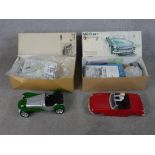 A boxed Kyosho MG B MK model car together with a Lotus 7 remote control car. H.24 W.54 D.27cm