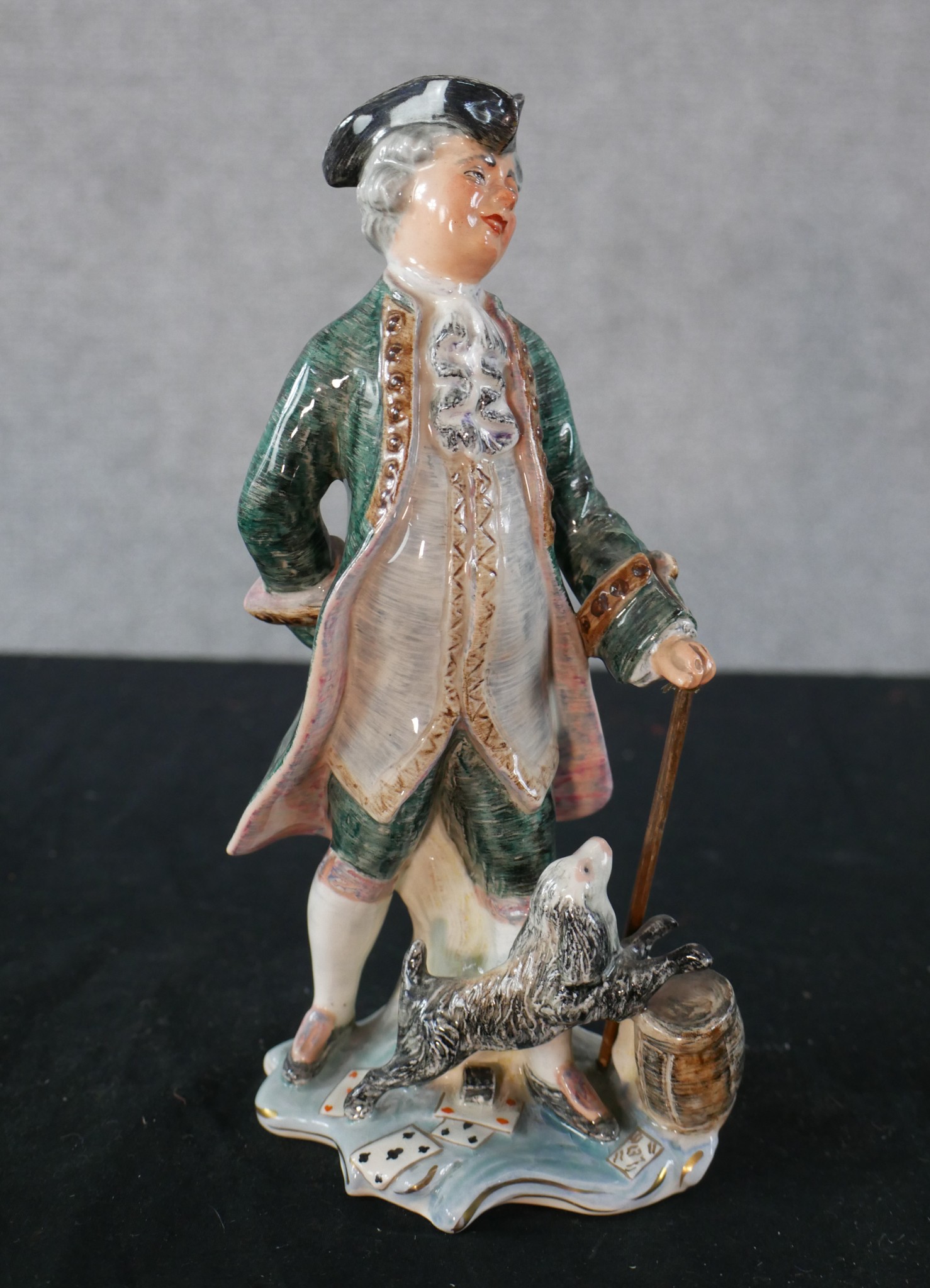 Ten assorted porcelain figures to include Royal Doulton Bedtime Story HN2059, a German porcelain - Image 7 of 9