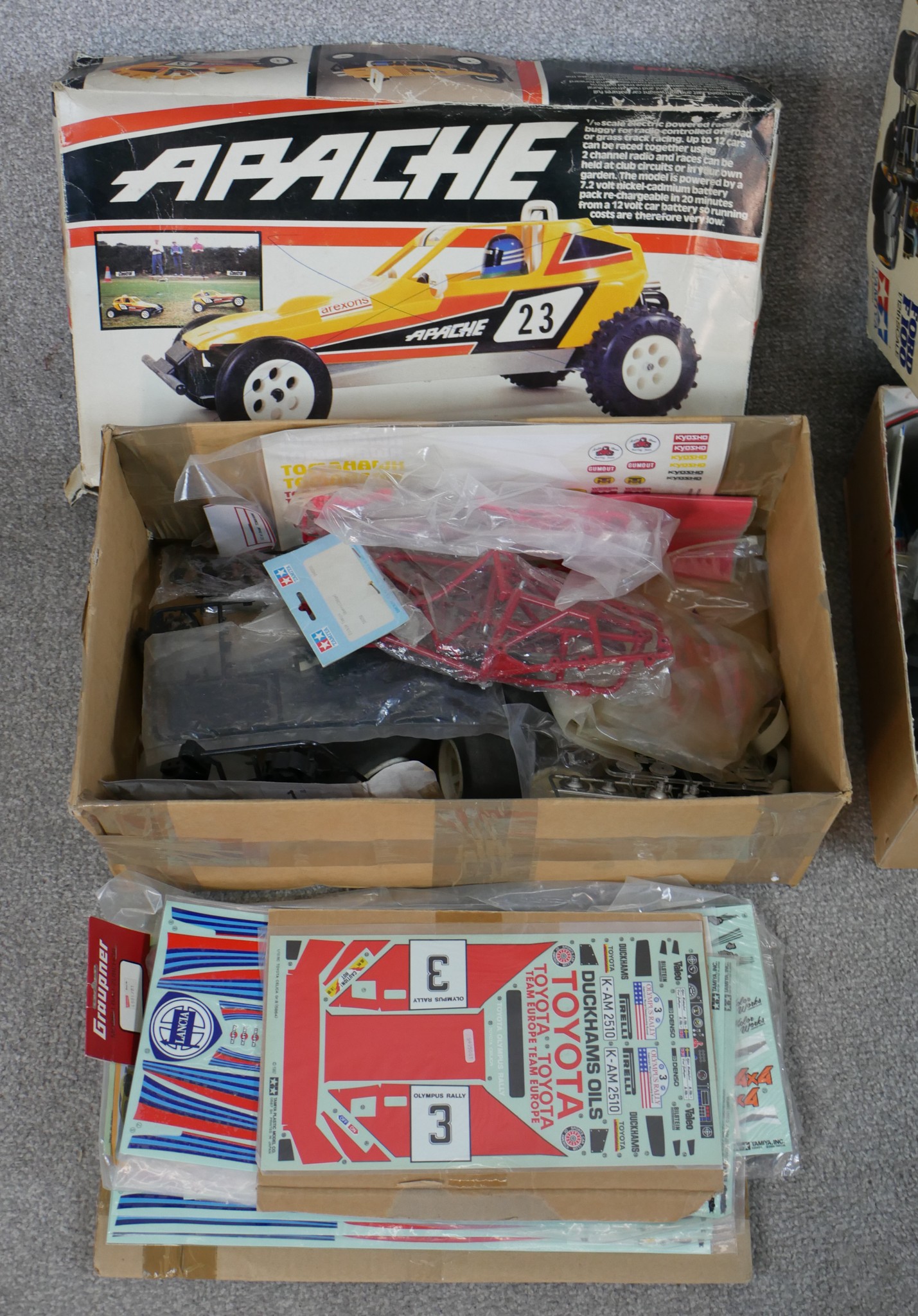 Two boxed scale model remote control cars including Tamiya 1:12 Midnight Pumpkin monster truck and - Image 3 of 4