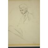 Frank Lewis Emanuel (1865-1948, British), portrait of a gentleman, pencil drawing on paper,