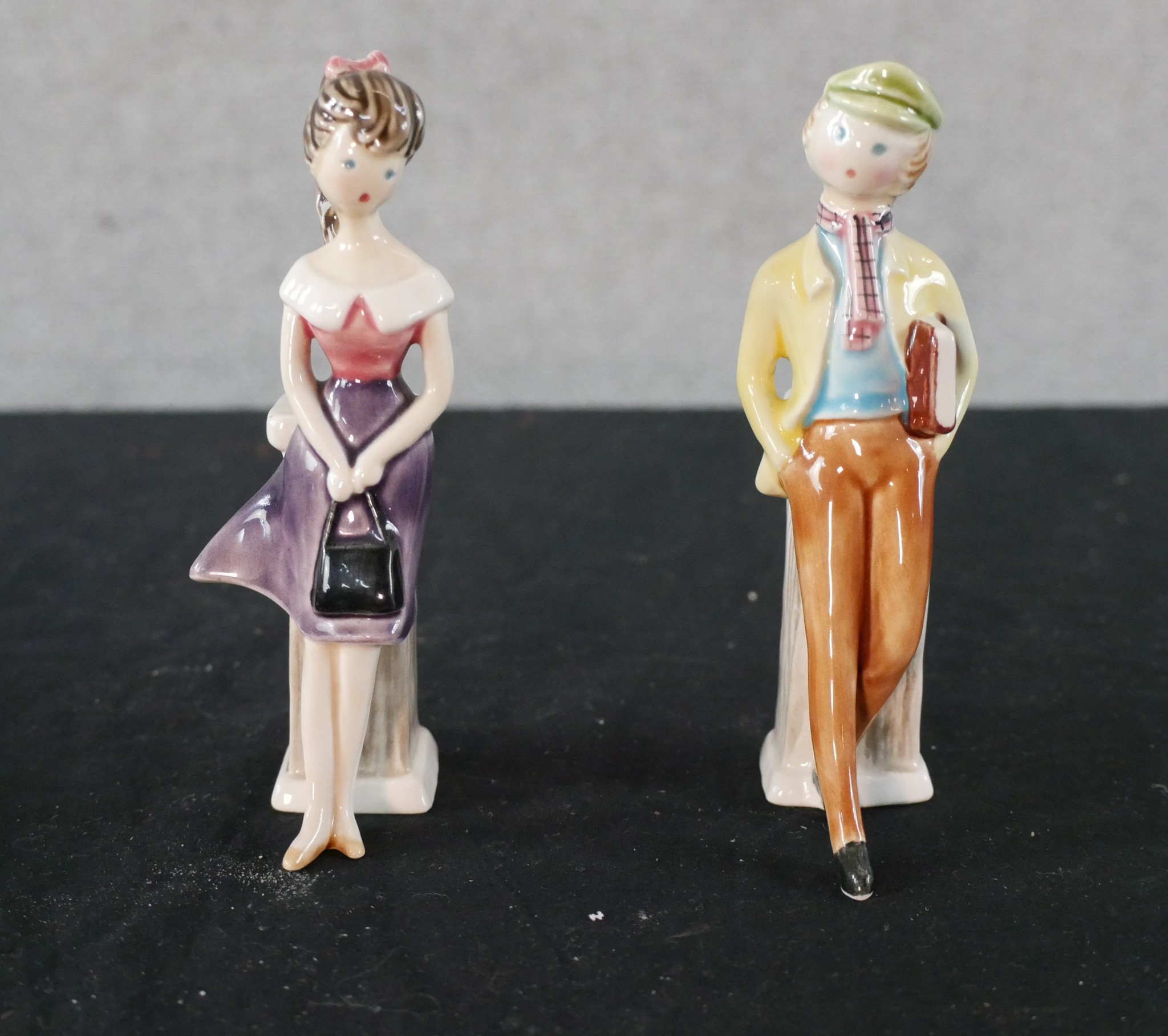 Ten assorted porcelain figures to include Royal Doulton Bedtime Story HN2059, a German porcelain - Image 9 of 9