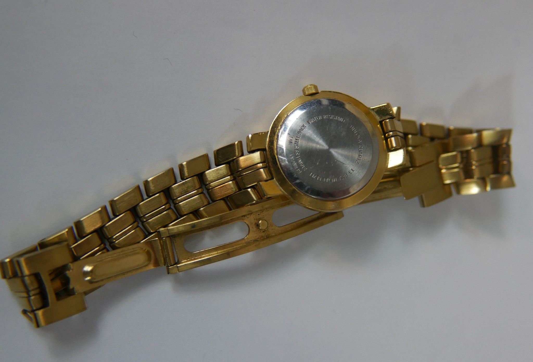 Three 20th century wristwatches to include a yellow metal cased Bulova watch, a yellow metal cased - Image 3 of 7