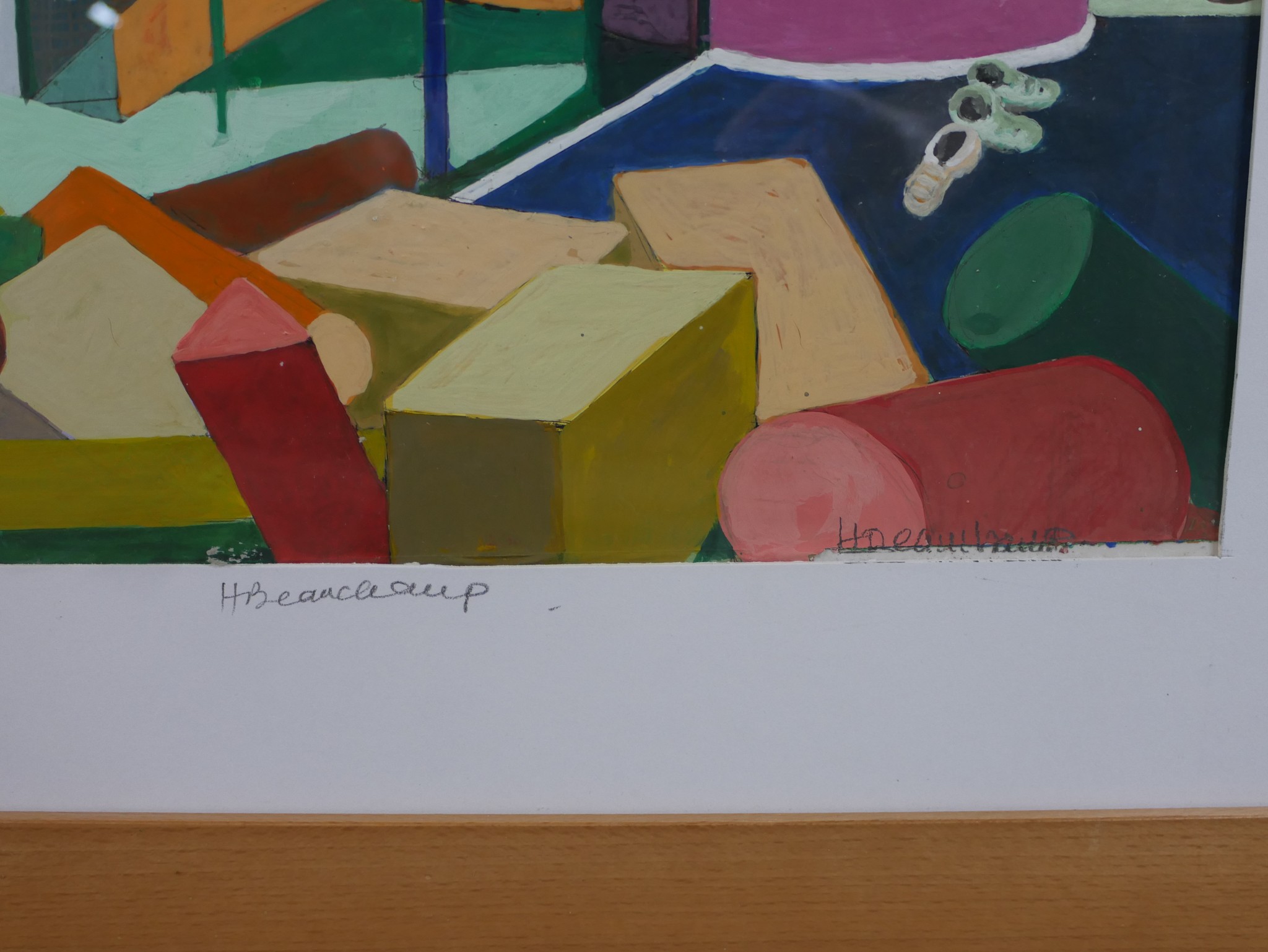 Hilary Beauchamp (Contemporary) Soft Play & Shoes, coloured print on paper, pencil signed and - Image 3 of 5