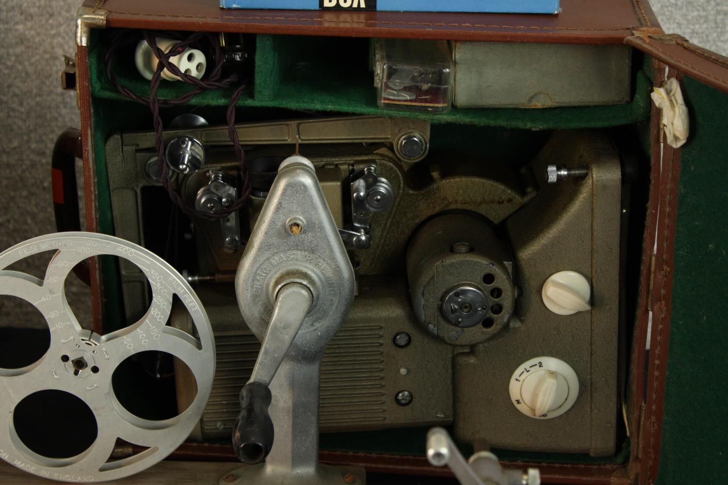 A Super 8 editor and projector, together with other camera and projection equipment. H.38 W.33 D. - Image 4 of 4