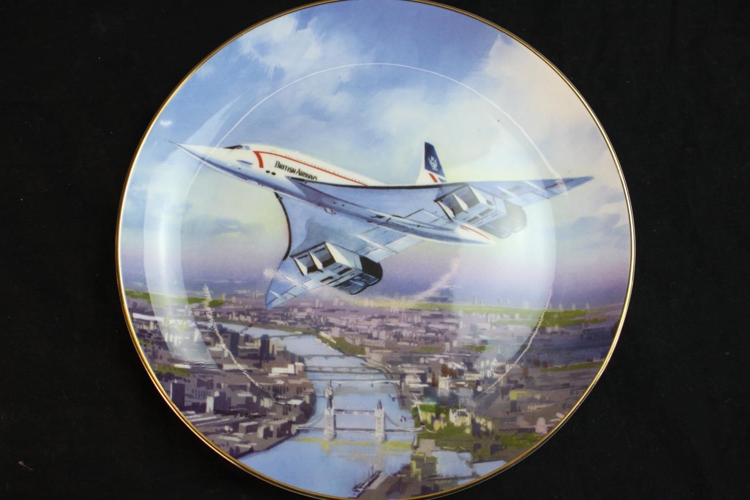 A set of four Westminster Collection porcelain collectors from the Supersonic Skylines series by Tim - Image 5 of 7