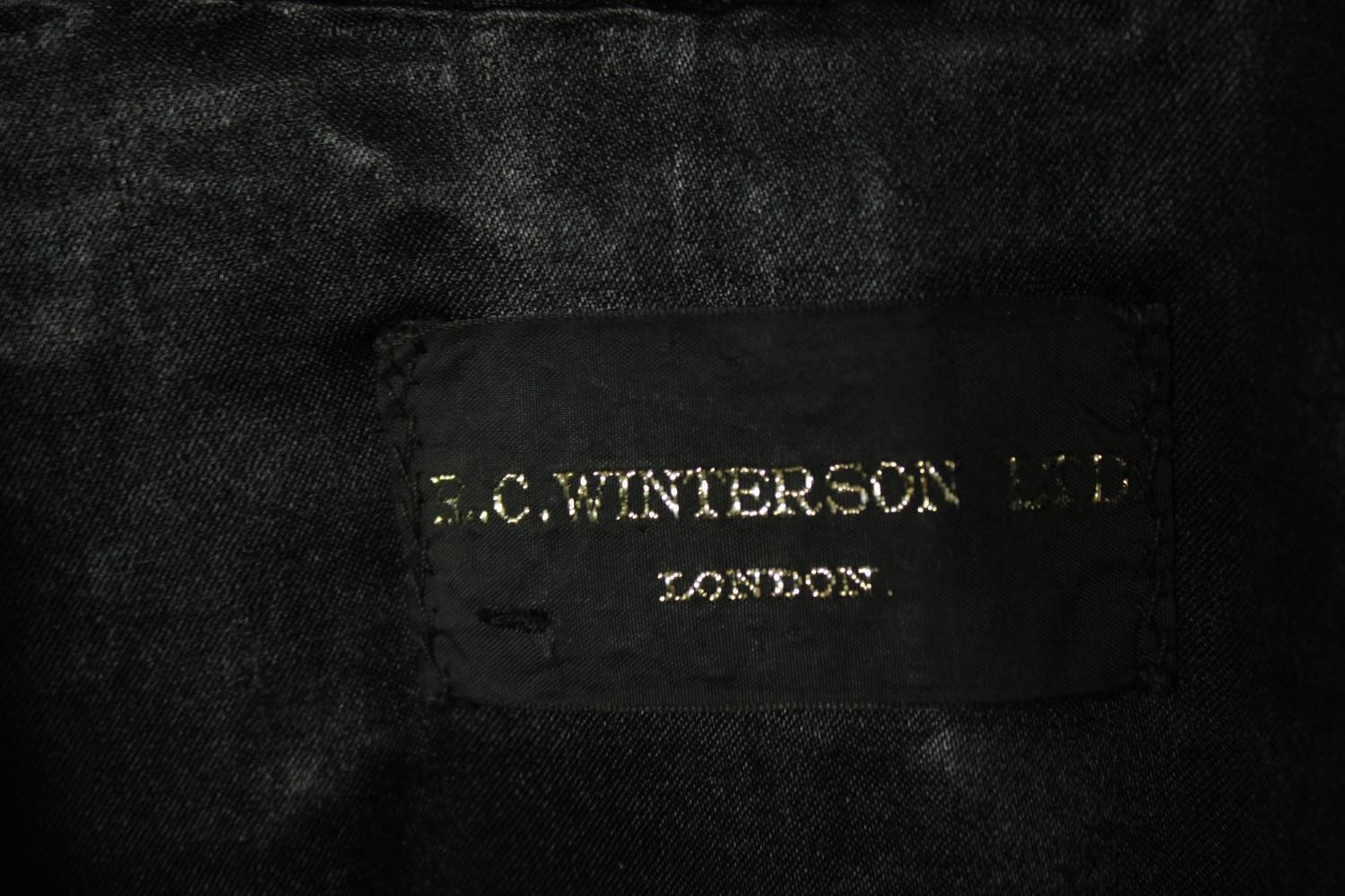 A 20th century ladies B.C. Winterson black fur ladies full length ladies coat. L.116cm. - Image 3 of 3