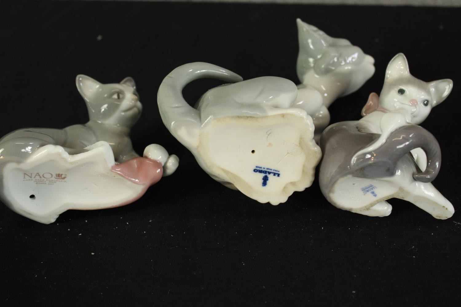 Three Beswick porcelain birds to include Nut Hatch and Greenfinch together with two Lladro porcelain - Image 4 of 4