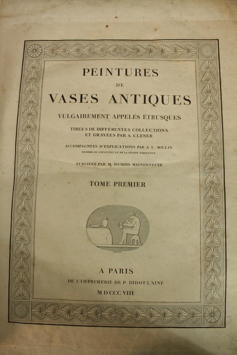 Charles Dubois-Maisonneuve (French), Peintures de Vases Antiques, two volumes bound as one, complete - Image 4 of 8