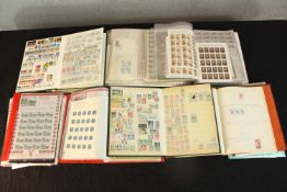 A large assortment of 20th century Danish and other Scandinavian loose stamps, some attached in