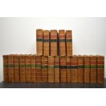 Statutes at Large, twenty four leather bound volumes relating to English law. (Missing volumes)