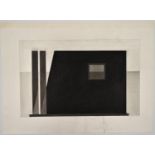 Jules de Goede (Dutch 1937 - 2007). An impressive original charcoal composition on paper. Signed