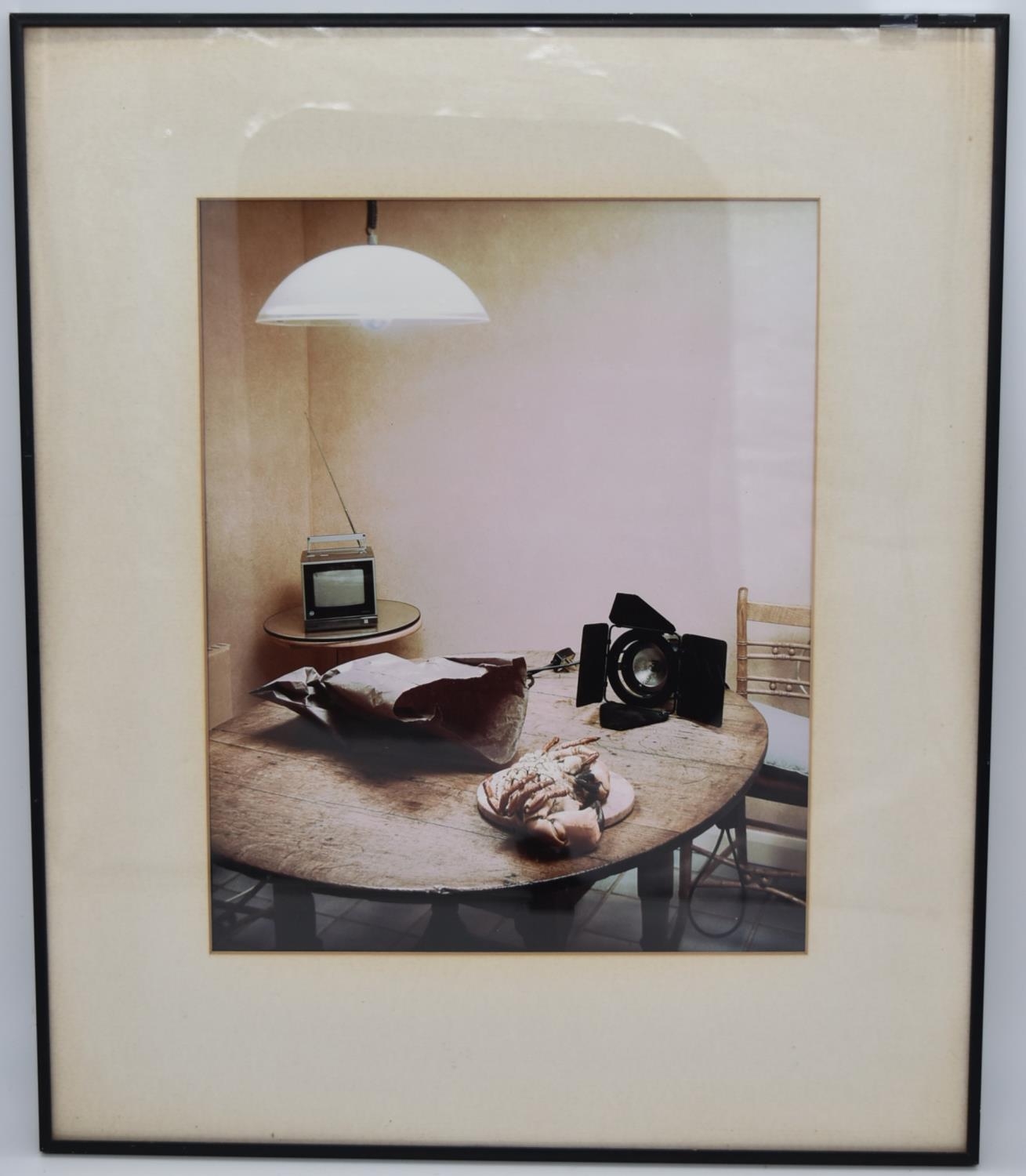 Cecil Jospe (1928 - 2004 American), Kitchen scene, colour photograph, signed and framed H.61.5 W. - Image 2 of 3