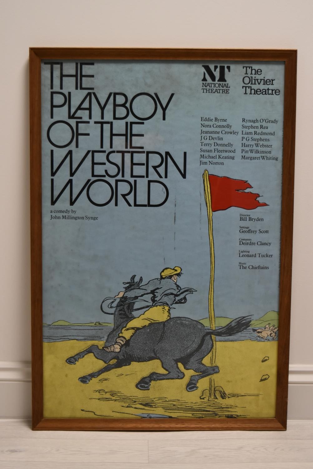 A National Theatre and Olivier Theatre framed theatre poster, The Playboy of the Western World - Image 2 of 3