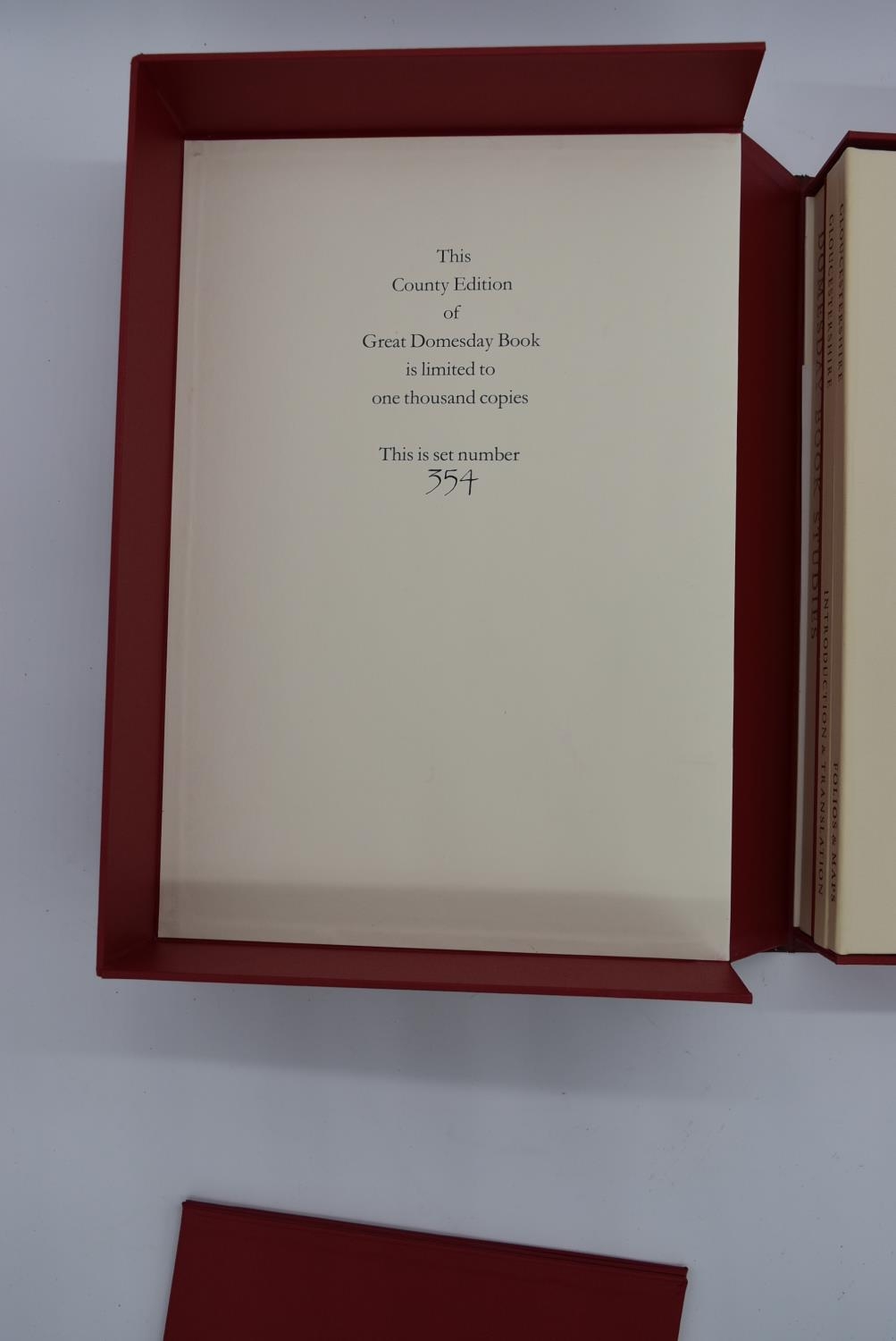 A contemporary limited edition 354 / 1000 County Edition of The Domesday Book complete with box - Image 3 of 5