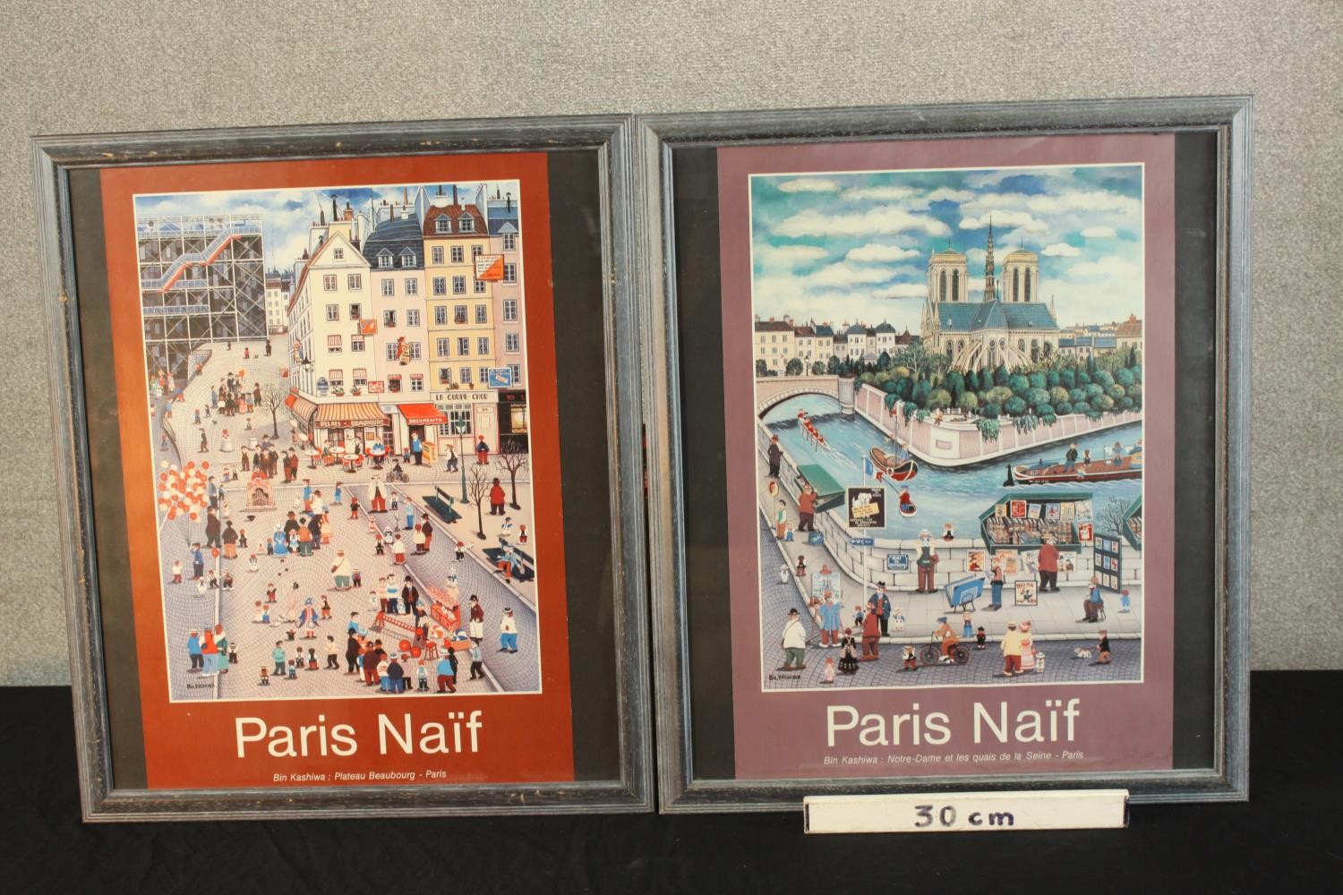 Bin Kashiwa (b.1944, Japanese) two mid 20th century coloured Paris-Naiff posters, Plateau - Image 2 of 5