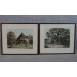 Two hand coloured etchings showing shooting scenes by T. Sutherland after D. Wolstenholme. Published