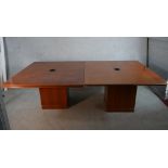 A large office table. H.76 x W.240 x D.140cm