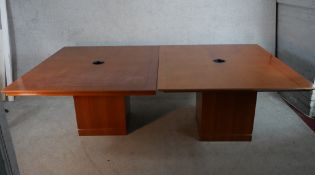A large office table. H.76 x W.240 x D.140cm
