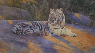 Anthony Gibbs (British, b.1951) The Great White Tiger, pencil signed limited edition print with ‘