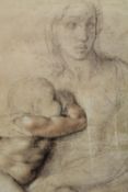 The Madonna of Bruges by Michelangelo or the Virgin and Child, a preparatory sketch for his famous