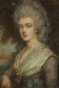 Late 18th/early 19th century British school, portrait of a lady, possibly Lady Anna Horaita