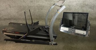 A NordricTrack Commercial X32I treadmill with screen. H.135 W.180cm.
