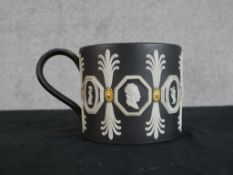 A limited edition Wedgwood porcelain tankard designed by Richard Guyatt to commemorate the 250th