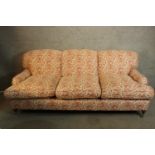 Sofa, contemporary Howard style. H.80 W.200 D.90cm.