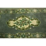 Carpet, Chinese woollen. L.200 W.93cm.