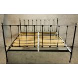 Bedstead , Victorian style iron, to take a 6ft super king size mattress.