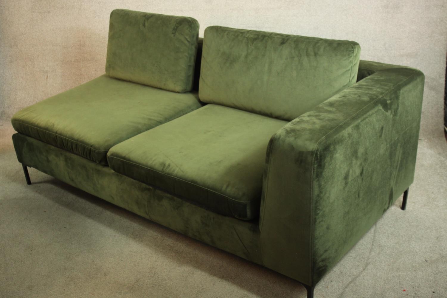 Corner sofa, contemporary. H.90 W.186 D.93cm. - Image 3 of 3