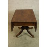 A 19th century mahogany drop leaf Pembroke table. H.69 x W.120 x D.100 cm.
