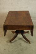 A 19th century mahogany drop leaf Pembroke table. H.69 x W.120 x D.100 cm.