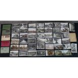 Assorted 20th century photographic postcards, mainly of architectural interest.