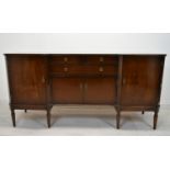 Sideboard, 19th century style mahogany. H.72 W.175 D.48 cm.