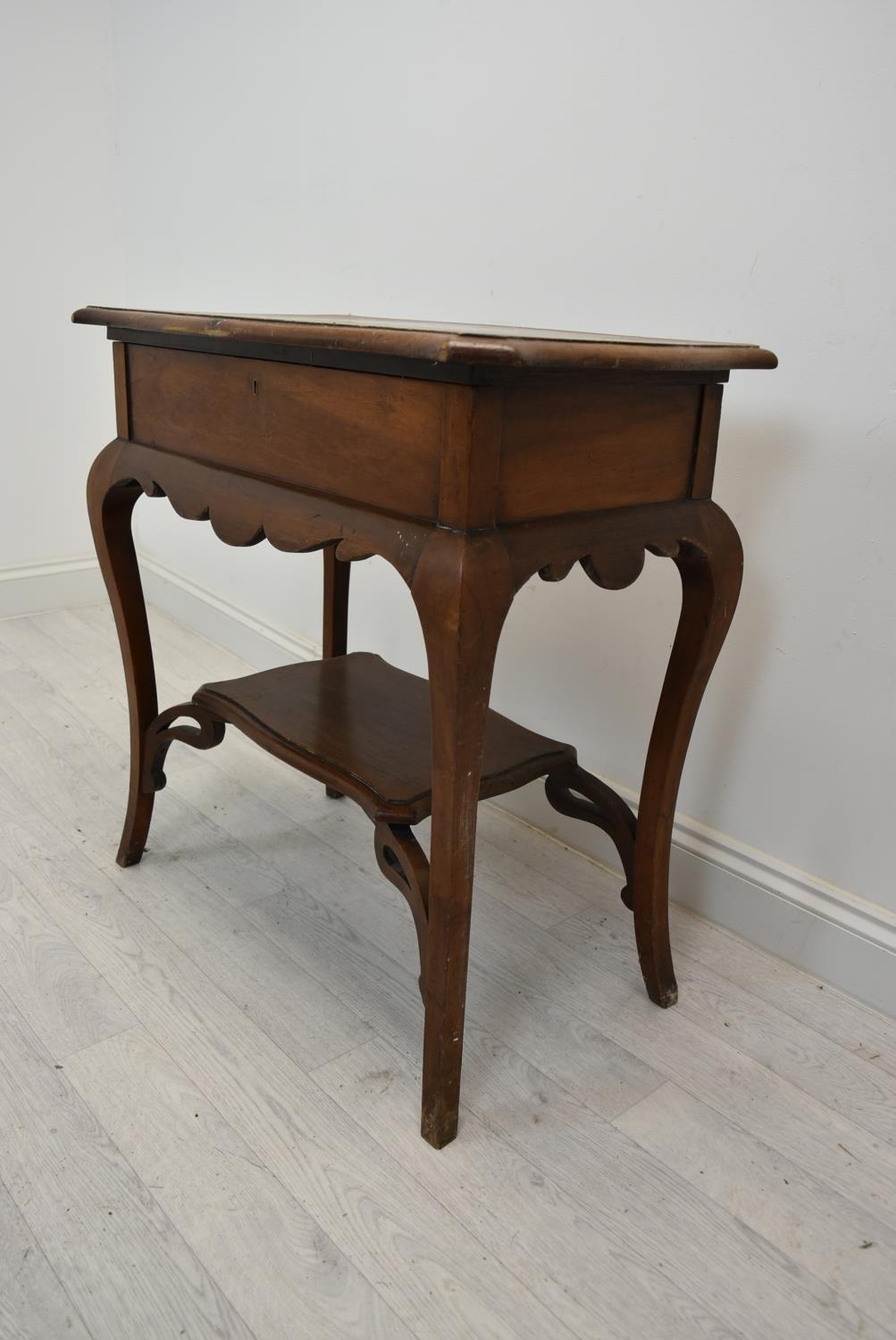 Work table, C.1900 mahogany. H.77 W.73 D.43 cm. - Image 3 of 5