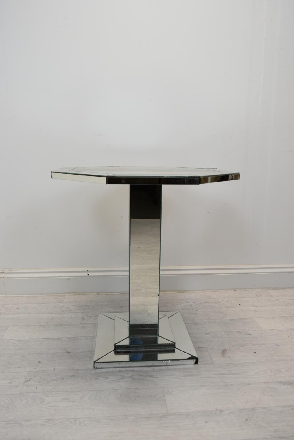 A Venetian style occasional table. (With some damage as shown). H.63 W.58 D.58 cm.