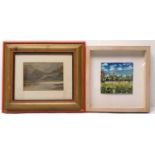 Two miscellaneous framed oil paintings. H.36.5 W.42 cm (largest)