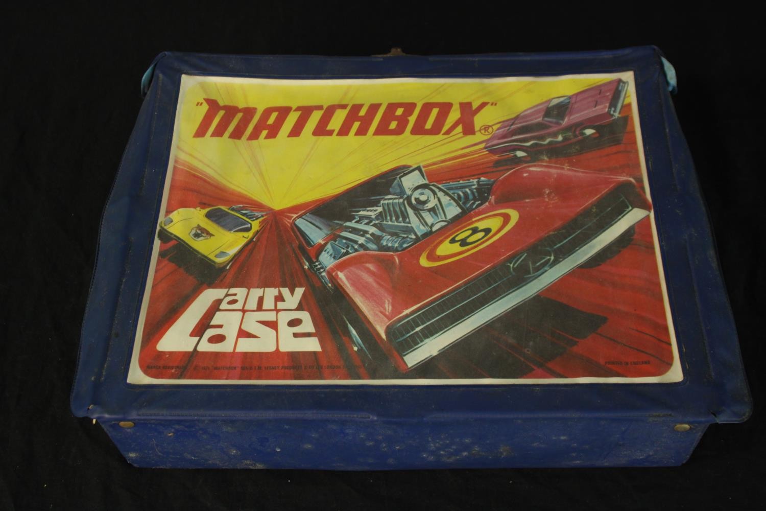 Matchbox Carry Case. With twenty-four cars in used condition. A mix of industrial vehicles and - Image 2 of 4