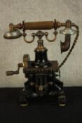 Skeleton Type telephone. Probably made by Ericsson but with no visible makers mark. Circa 1920 but