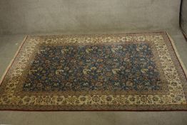 A Persian Ispahan style carpet. L.254 W.156cm.