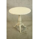 Lamp table, Georgian painted. H.68 W.70cm.