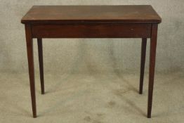 Card table, Georgian mahogany. H.73 W.92cm.