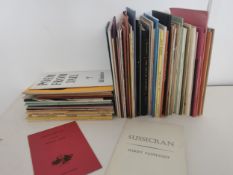 An archive of poetry books. From the collection of Martin Bax - founding editor of the Ambit