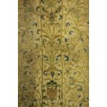 A well preserved panel from a chasuble. Embroidered fabric probably made in Italy in the early