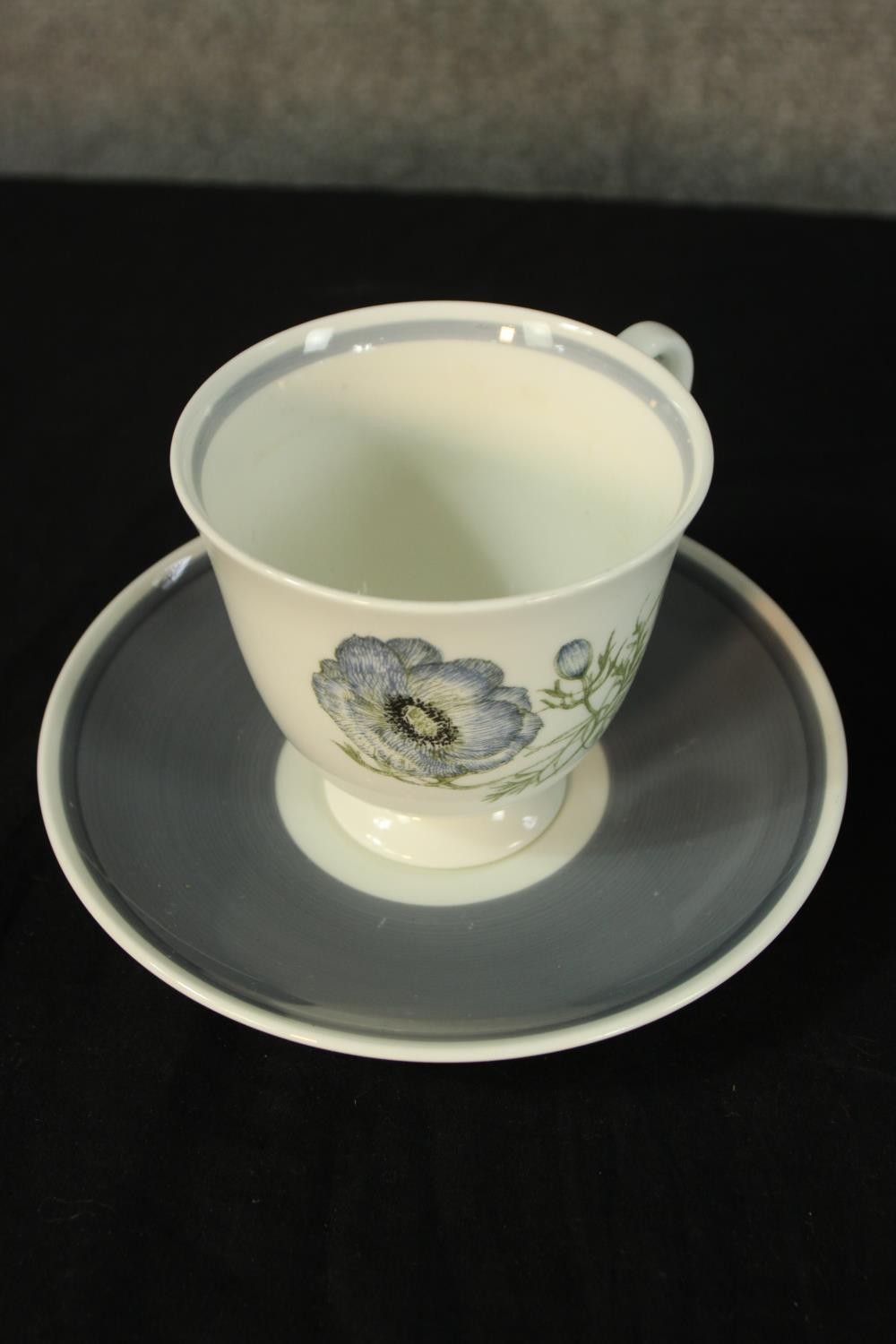 Wedgwood tea set. Incomplete. Susie Cooper designed 'Glen Mist' pattern. Bone china. The largest - Image 3 of 4