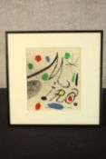 Miro. Original lithograph published by Foundation Maeght, Saint Paul, 1968. The publication featured