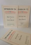 A run of issues 41-72 of 'Sparrow' the poetry journal of The Black Sparrow Press. Printed between